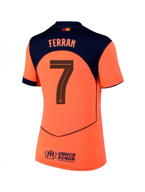 Ženski Nogometna dresi replika Barcelona Ferran Torres #7 Tretji 2025-26 Kratek rokav Ženski Nogometna dresi replika Barcelona Ferran Torres #7 Tretji 2025-26 Kratek rokav